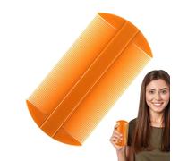 Dandruff Removal Comb - ABS Lice Comb | Fine Tooth Combs with Small Gaps | Flea Combs, Smooth Lined Hair to Eliminate Dandruff, and NIT Binds