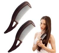 Dandruff Removal Comb, Pack of 2 Dandruff Comb Dandruff Comb Hollow Tooth Hair Brush Easy to Clean Refreshing Massage Comb for Removing Dandruff, Dirt and Lice, Suitable for Women Men