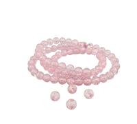 DandS ltd Crackle Lampwork Glass Beads for Jewelry Making, Pink, Vibrant DIY Bracelets, Necklaces, Earrings, Beading Supplies & Craft Kits for Handmade Jewelry, 80pcs 0.39 inch (10mm), #J284-10