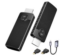 DanDun Wireless HDMI Transmitter and Receiver, Plug&Play, 50M Output Portable Extender Kit, HDMI Wireless Transmission Supports Video Streaming from Laptop to HDTV/Projector/Tablet