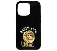 Dandy Lion Pun Cute Dandelion Lion Cartoon Case for iPhone 13 Pro