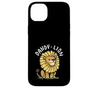 Dandy Lion Pun Cute Dandelion Lion Cartoon Case for iPhone 14 Plus