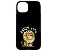 Dandy Lion Pun Cute Dandelion Lion Cartoon Case for iPhone 15 Plus