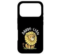 Dandy Lion Pun Cute Dandelion Lion Cartoon Case for iPhone 17 Pro