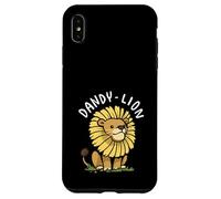 Dandy Lion Pun Cute Dandelion Lion Cartoon Case for iPhone XS Max