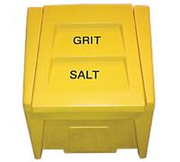 Dandy?s Salt Grit Bin 200 L Weatherproof with Lockable Lid Yellow