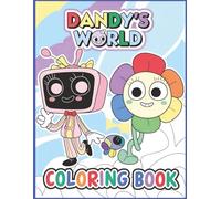 Dandy & world Coloring book: Many One Sided Drawing JUMBO Pages Of Cute Characters for Kids
