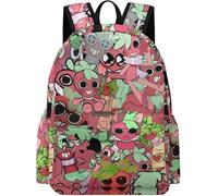 Dandy's World Backpack 16.5 Inch Single Compartment Double Shoulder Cartoon Cute Travel Backpack Lightweight