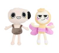 Dandys World Plush Toys, Cute Cartoon Game Character Plushie Figure for Kids, Soft Dandy Plush Doll, Horror Game Stuffed Animal Doll Plush Pillow for Fans Adults Birthday Gift