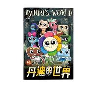 Dandys Worlds Coloring Book | Dandys Poster Coloured Graffiti Sketchbook | Thick Drawing Book Anime Collectibles
