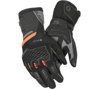 DANE Magnus waterproof Motorcycle Gloves, black/orange, size M