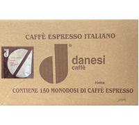 Danesi Caffe Easy Espresso ESE pod Decaffeinated coffee 150 pcs