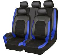 DANETI Car Seat Cover, for Hyundai KONA 2018-2023 Leather Seat Cover Breathable Waterproof NonSlip Full Set Seat Covers Interior Accessories,Blue