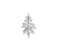 DANFORTH - Oak Leaf Lapel Pin - Handcrafted Pewter - 1 1/8 Inch High - Small pin for hats, backpacks, lapels - Made in the USA - Clutch Back, Pewter, no gemstone