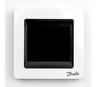 Danfoss 088L0122 ECtemp Touch Digital Thermostat For Electric Underfloor Heating - ISO 9001Certified Touch Screen Control- Energy-saving Program Metric Measurement System (White)