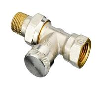 Danfoss Lockshield Valve Rlv 15 R 1/2, Passage, Nickel Plated, New