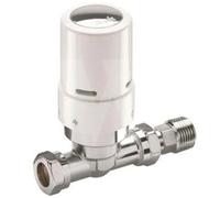 Danfoss RAS-D2 Straight Thermostatic Radiator Valve 10mm/15mm - White 013G601500