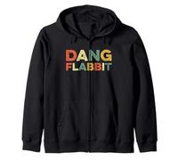 Dang Flabbit Funny Slang Word Popular Culture Trending Meme Zip Hoodie
