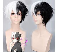 DanganRonpa Cosplay funny Wig Miu Iruma Costume Play Woman Adult Wigs Halloween Anime Game Dangan Ronpa Hair + wig cap One Size Monokuma wig