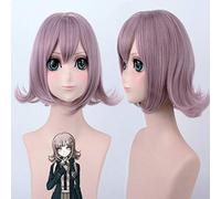 DanganRonpa Cosplay funny Wig Miu Iruma Costume Play Woman Adult Wigs Halloween Anime Game Dangan Ronpa Hair + wig cap One Size Chiaki Nanami wig