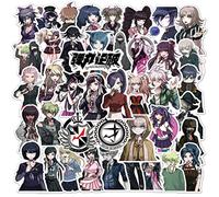 Danganronpa Sticker Pack 50pcs, Vinyl Sticker for Water Bottles Laptop Skateboard Notebook, Gift for Adults Kids Teens