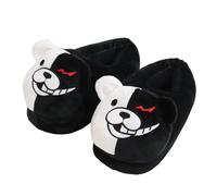 Danganronpas Cotton Slippers Anime Danganronpas Monokuma Figure Warm Slippers Non-slip Indoor House Shoes Memory Foam Slippers