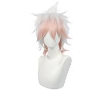 Danganronpas Nagito Komaeda Anime Cosplay Wig Synthetic Wigs for Halloween Cosplay Party