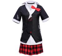 Danganronpas Triggers Happys Havocs Enoshimas Junkos Anime Cosplay Costumes Dress Up Outfits for Halloween Carnival Party for Adults, Anime Fans