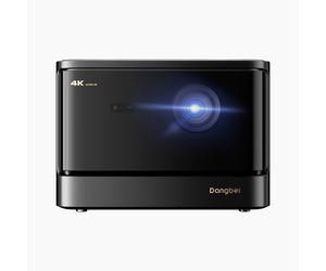 Dangbei DBOX02 Laser Projector 4K GTV, 2450 ISO Lumens, Netflix Officially Licensed, Blu-ray 3D, Home Theater Projector with WiFi and Bluetooth, HDR10+, 200-inch Picture, 2x12W DTS:, Dolby Audio