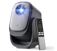 Dangbei N2 Mini Projector for Bedroom, Smart Projector Portable with Stand 190° Rotatable, Official Netflix Home Projector 1080P, Video Projector with WiFi and Bluetooth for HD Outdoor/Mobile