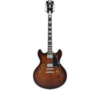 DAngelico Premier DC Brown Burst