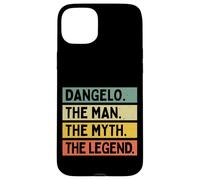 Dangelo The Man The Myth The Legend Funny Personalized Quote Case for iPhone 15 Plus