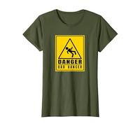 Danger Bad Dancer T-Shirt, Women, Olive Green, X-Small
