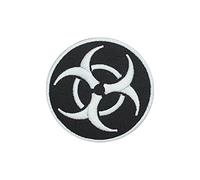 Danger Biological Hazard Patch Iron On Patch Sew On Embroidery Badge Country Patch