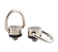 Danger Buddies Camera Carabiner Clip D-Ring - Easily Attach a Carabiner to your Camera with this 1/4-20 Tripod Mount D-Ring, Stainless Steel, 2-Pack, Modern