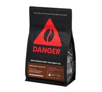 Danger Coffee By Dave Asprey, Remineralized Ground Coffee, Mold Free & Lab Tested, Medium Roast, 10.9 oz