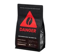 Danger Coffee by Dave Asprey, Remineralized, Mold Free & Lab Tested Ground Coffee, Dark Roast Roast, 10.9 Ounce