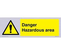 Danger Hazardous area Sign - 300x100mm - L31