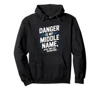 Danger Is My Middle Name Don’t Cut The Blue Wire EOD Tech Pullover Hoodie