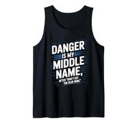 Danger is My Middle Name Don’t Cut The Blue Wire EOD Tech Tank Top