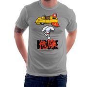 Danger Mouse Akira Penfold Flying Car Men's T-Shirt Heather Grey