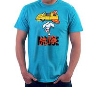 Danger Mouse Akira Penfold Flying Car Men's T-Shirt Sapphire