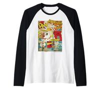 Danger Mouse and Penfold Retro Comic Strip Raglan Baseball Tee