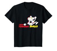 Danger Mouse I Run Towards Danger Retro Kids T-Shirt