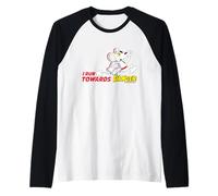 Danger Mouse I Run Towards Danger Retro Raglan Baseball Tee