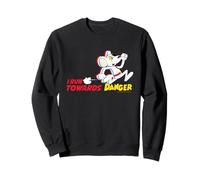 Danger Mouse I Run Towards Danger Retro Sweatshirt