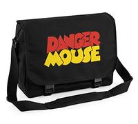 Danger Mouse® Logo Messenger Bag (Black, One Size)