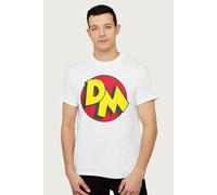 Danger Mouse Men's Initials Logo T-Shirt in White | Size: XL Danger Mouse White XL