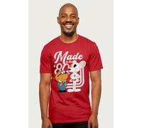Danger Mouse Men's Made In The 80s T-Shirt in Red | Size: XL Danger Mouse Red XL