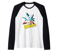 Danger Mouse & Penfold Crikey! Retro Raglan Baseball Tee